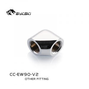Фитинг угловой 90гр. CC-EW90-V2 <Silver>