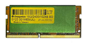 Оперативная память SODIMM DDR4 PC-19200 (2400 MHz) 16Gb Zeppelin ULTRA <1Gx8, радиатор>