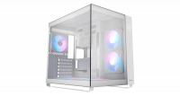 Корпус ПК без БП Ocypus Iota C70 WH ARGB ATX/mATX/mITX 2xUSB, Type-C, Белый, Iota-C70-WHD600XX-GL