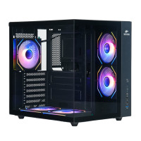 Корпус ПК без БП Wintek Cube pro V909-B TG ATX midi tower black