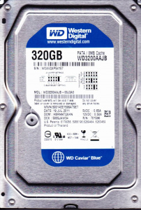 Жесткий диск HDD 320.0 Gb Western Digital  WD3200AAJB