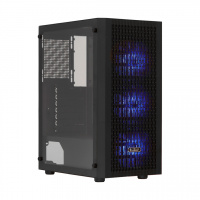 Корпус ПК без БП PCCooler MA100 MESH BK ATX/M-ATX/ITX USB3.0, 2xUSB2.0 Black