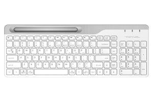 Клавиатура беспроводная A4tech Fstyler FBK25 White Fstyler <USB 2,4GHz, BT, BAT AAA, WHITE>