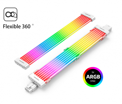 Светодиодная лента-накладка ARGB Coolmoon C260EX ARGB 250x45x13мм