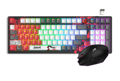 Комплект беспроводной игровой Bloody WS9800 2в1 Naraka