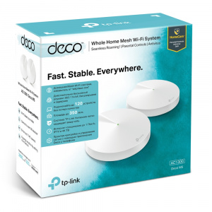 Домашняя Mesh Wi-Fi система GbE AC1300 Tp-Link Deco M5 (2-pack)
