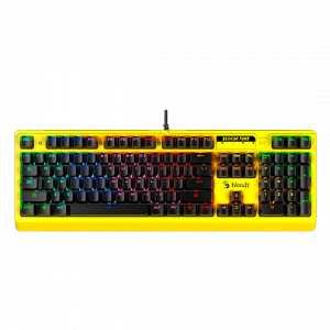 Клавиатура игровая Bloody B810RC YELLOW <RGB, мех клавиатура>