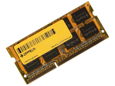 Оперативная память SODIMM DDR4 PC-19200 (2400 MHz)  4Gb Zeppelin (память для ноутбуков) <512x8>