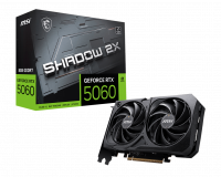 Видеокарта MSI GeForce RTX 5060 8G SHADOW 2X, 8Gb GDDR7 128-bit 1xHDMI 3xDP G5060-8S2