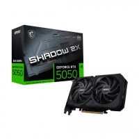 Видеокарта MSI GeForce RTX 5050 8G SHADOW 2X OC, 8G GDDR6 128bit 1xHDMI 3xDP G5050-8S2C