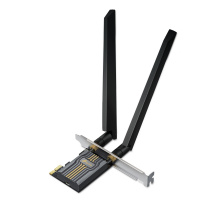 Сетевой адаптер беспроводной PCIe BE6500 Tp-Link Archer TBE400E Bluetooth 5.4 Wi-Fi 7