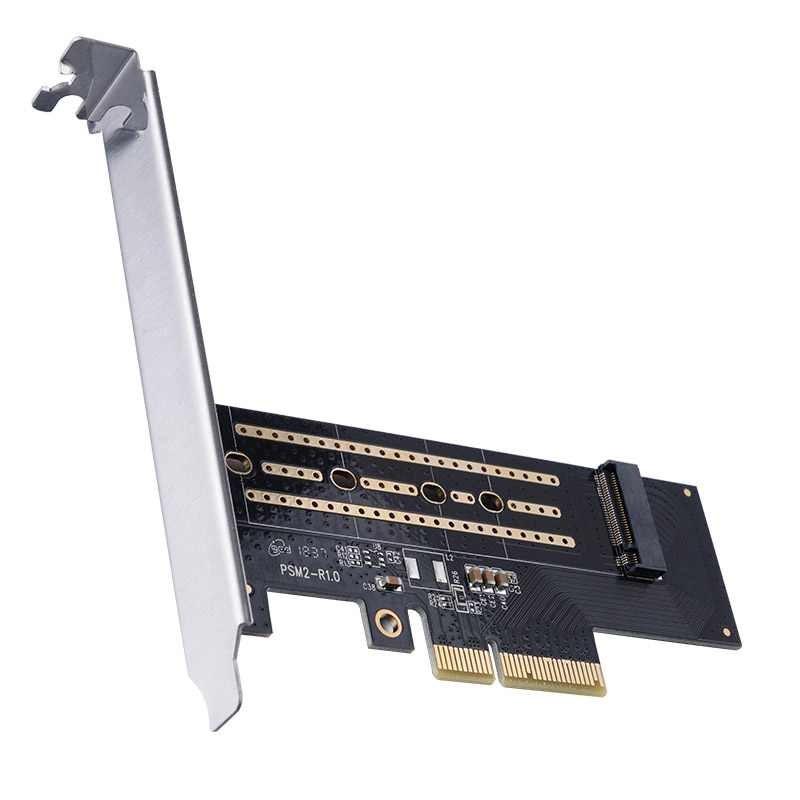 Карта расширения M.2 NVME PCI-E ORICO PSM2-BP <M.2 SSD, M.2 NVMe для PCI-E 3.0 X4, 32Gbps, 2TB> 