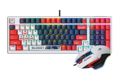 Комплект игровой Bloody S9800 2в1 Navy