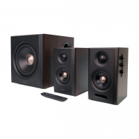 Акустическая система Bluetooth Edifier S355DB Walnut <2.1, RMS 150ВТ, PC/AUX/OPT/COX/BT, Пульт>