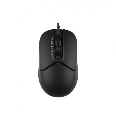 Мышь A4tech Fstyler FM12ST-BLACK Fstyler <1200DPI, 150cm, TypeC адаптер>