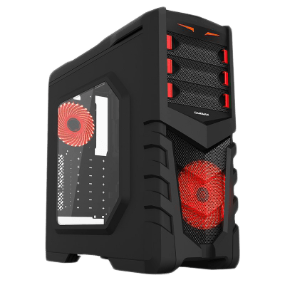 Корпус ПК без БП GameMax G530-R <ATX, 0.5mm>