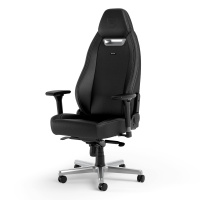 Игровое кресло Noblechairs LEGEND Gaming Chair - Silver Edition <Экокожа, подлокотник 4D, газлифт 4>