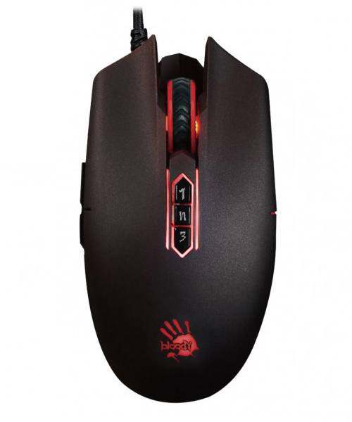 Мышь игровая Bloody P80 PRO-Activated RGB <оптическая, 16000CPI, 1.8 м, USB, pixart pwm3360>