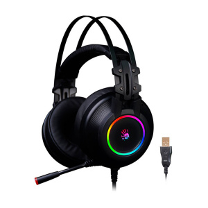 Наушники+микрофон игровые Bloody G528 <J3.5, HIFI, 7.1, 20Hz-20kHz, 32 Om, 100dB (1KHz), 2m>