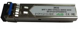 Оптический трансивер GbE SFP 2632 <Single-Mode, Dual Fiber 1310nm, 20km, LC>