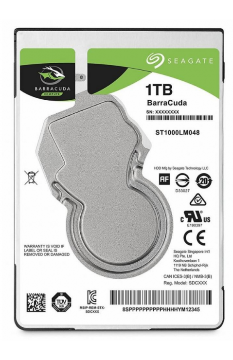 Жесткий диск для ноутбука 1Tb Seagate <Sata III, 5400rpm, 2.5",  толщина 7мм(ST1000LM048)>