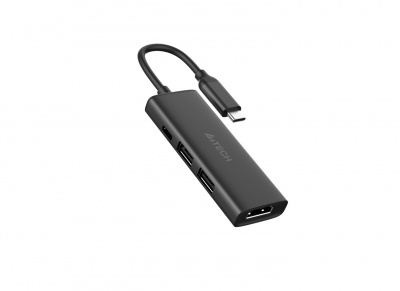 Адаптер A4tech DST-40C <100W, 1 x USB-C PD, 1 x USB 3.0, 1 x USB 2.0, x 4K HDMI@30Hz>