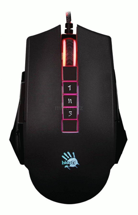 Мышь игровая Bloody P85 RGB USB <5000 CPI, 3.61Mpixels/sec, 125~1,000Hz/sec, 1.8m>