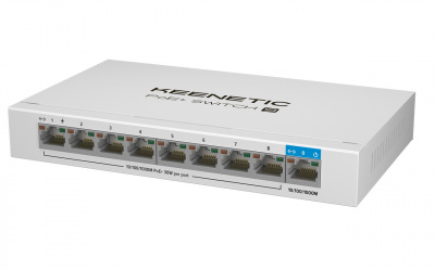 Коммутатор POE Keenetic (KN-4710) POE+Switch 9 <9 x 1 Гбит/с: 1 x RJ-45, 8 x RJ-45 + PoE-out>