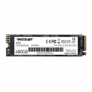 Накопитель SSD M.2 NVME Patriot  480GB P310 2280 <R/W 1700/1500>