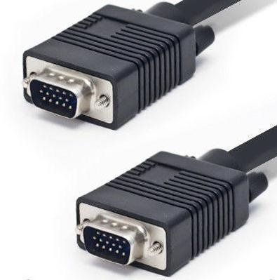 Интерфейсный кабель, SHIP, VG002M/M-1.5Р, VGA, 15Male/15Male, Пол. пакет, 1.5 м, Чёрный