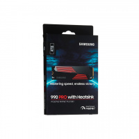 Твердотельный накопитель 4000Gb SSD Samsung 990 PRO with Heatsink R7450Mb/s W6900MB/s MZ-V9P4T0CW