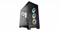 Корпус ПК без БП Ocypus Gamma C72 BK ARGB ATX/mATX/ITX 3xUSB Черный Gamma-C72-BKD400XX-GL