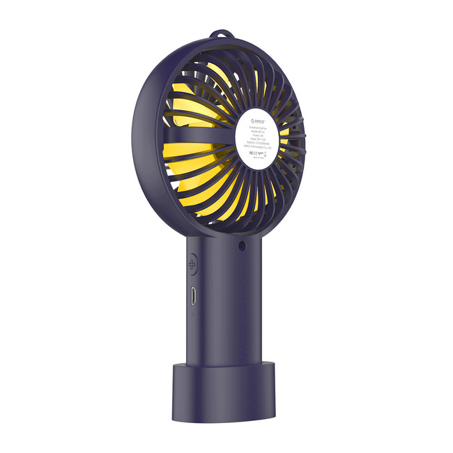 Портативный ручной вентилятор ORICO  WT-H1-DB-BP <2000mAH, Power Supply 5V, 180*97*37mm >