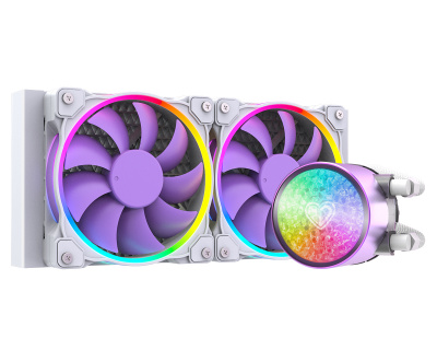 Жидкостная система охлаждения ID-Cooling Pinkflow 240 Diamond Purple 1700