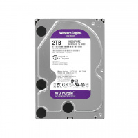 Жесткий диск HDD 2Tb Western Digital Purple, SATA-III, 3,5 IntelliPower 64MB (WD20PURZ)