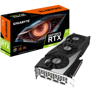 Видеокарта Gigabyte PCI-E NV RTX3060 GV-N3060GAMING OC-12GD <12Gb, GDDR6, 192-bit, 2хHDMI, 2хDP>