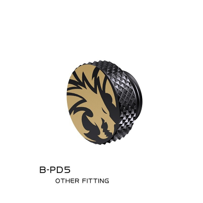 Заглушка Bykski B-PD5 <Frozen Dragon Printing, Black>