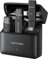 Петличный микрофон Vention NCAB0 <Комплект из двух беспроводных петличных микрофонов USB-C с зарядн>