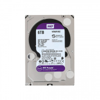 Жесткий диск HDD 6Tb Western Digital Purple, SATA-III, 3,5 IntelliPower 64MB (WD60PURZ)
