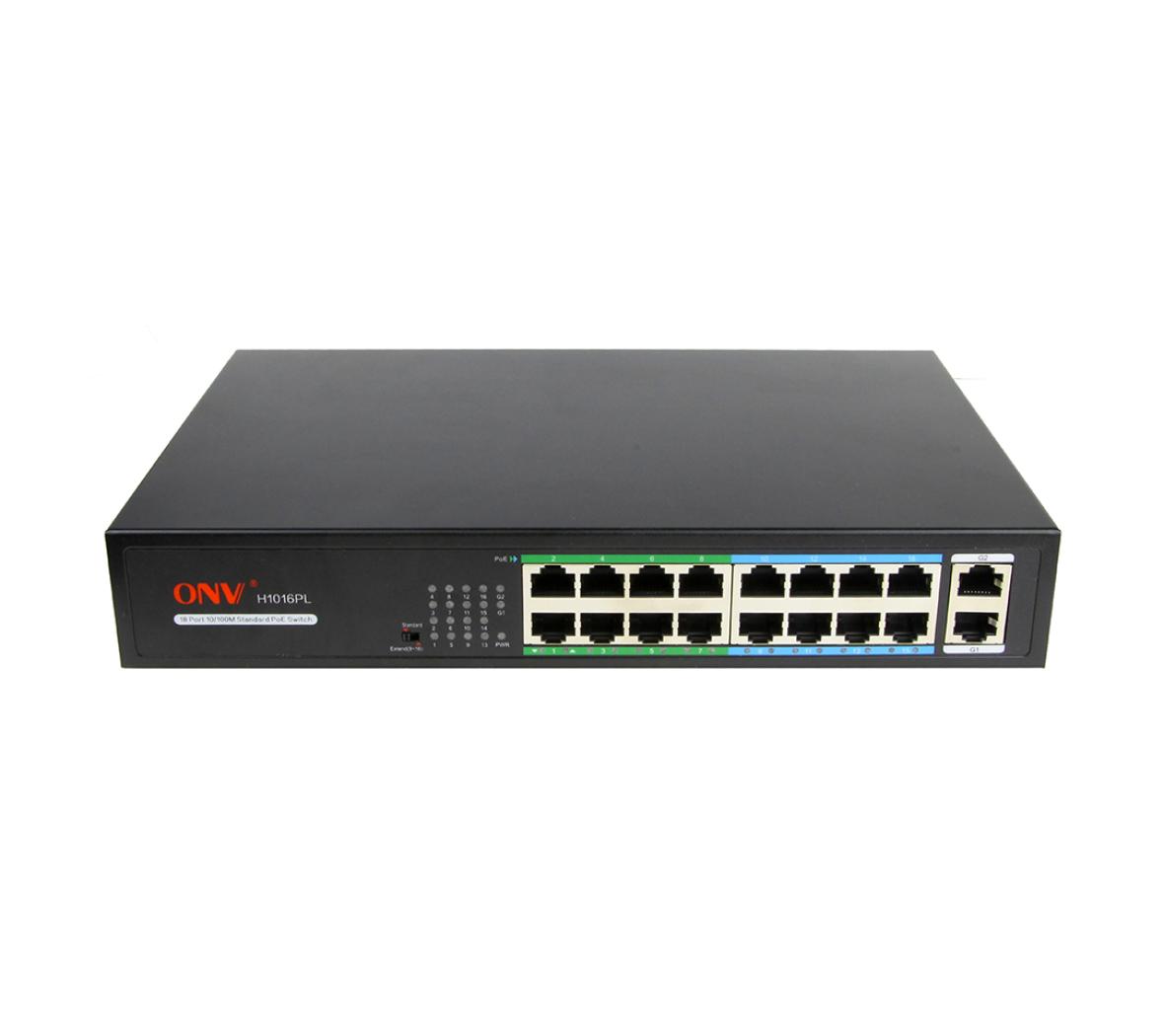 Купить Коммутатор PoE 16-портовый ONV-H1016PL long distance - в ...