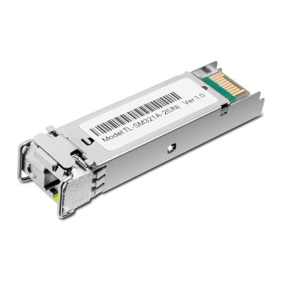 Оптический трансивер GbE SFP WDM Tp-Link SM321A-2 <1.25Gbs, SM, Bi-di, 1550Tx/1310Rx 2km>