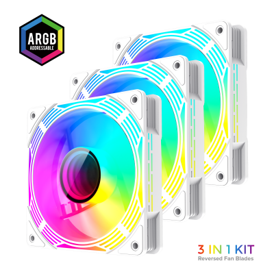 Вентилятор для корпуса GameMax KF300R WH