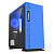 Корпус ПК без БП GameMax EXPEDITION H605-BLU <MATX, 1х120, USB2.0x2, USB3.0x1, 350x180x380mm>