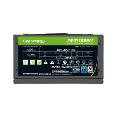 Блок питания ПК 1000W SEGOTEP AM1000W ATX3.0 <80+>
