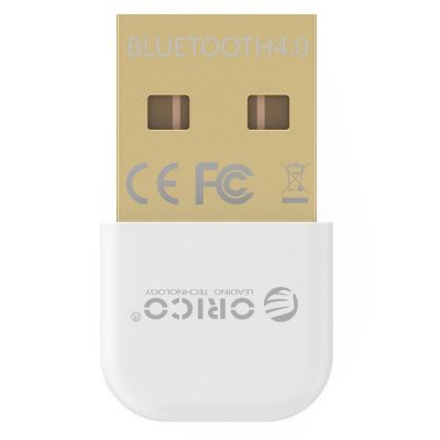 Адаптер USB Bluetooth ORICO BTA-403-WH <BT4.0, 3Mbps, до 20M, WHITE>