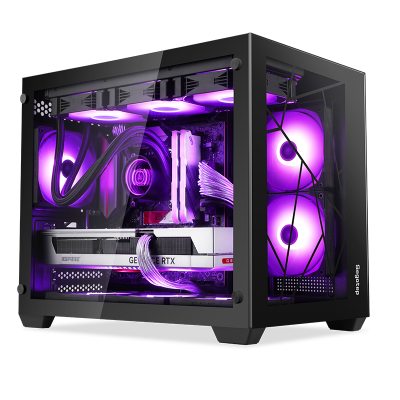 Корпус ПК без БП SEGOTEP Lumi black <без вентиляторов>