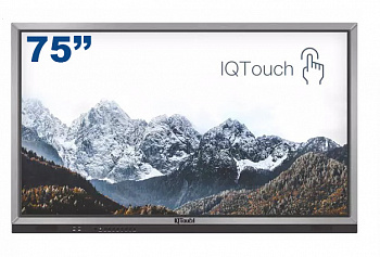 Интерактивная LED панель 75" IQBoard J-серия +ПК <10 касаний, 3840*2160, UHD, i3+4G+1TB, 1-LE075MD