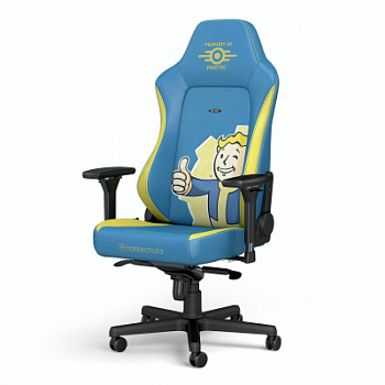 Игровое кресло Noblechairs HERO Fallout Vault Tec Edition <Экокожа, подлокотник 4D, газлифт 4>
