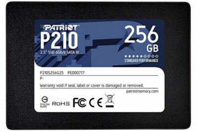 Накопитель SSD 2.5" SATA III Patriot  256GB P210 500/400 P210S256G25