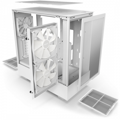 Корпус NZXT H5 Flow RGB белый